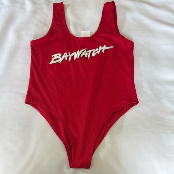 Baywatch Bodysuit Womens XL Red - Picture 1 of 3